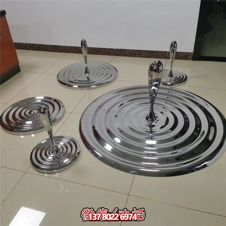 不銹鋼景觀雕塑為您的廣場、園林增添美麗的景觀