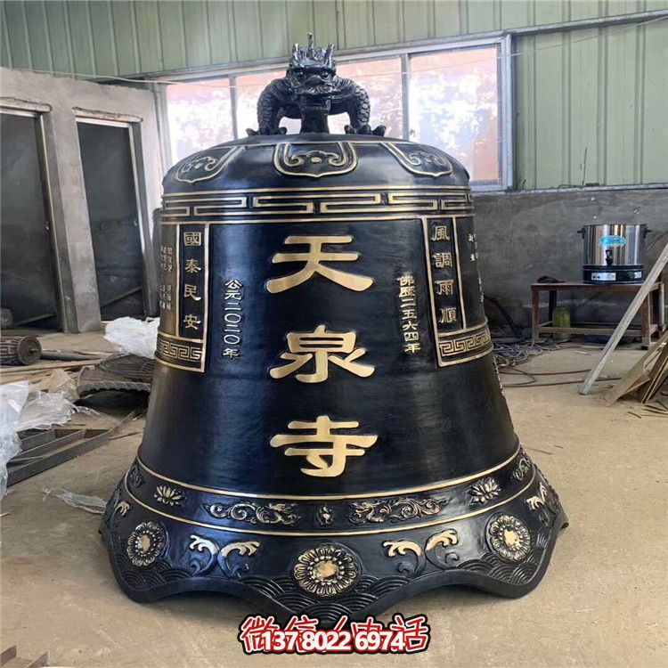 天泉青銅掛鐘雕塑傳承古老文化，鑄就精美藝術品