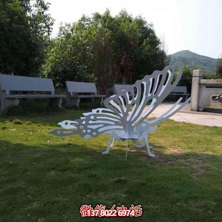 高級不銹鋼雕塑擺件，讓公園更加美麗