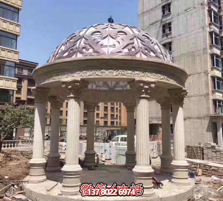 歐式羅馬涼亭，營造優(yōu)雅小區(qū)花園