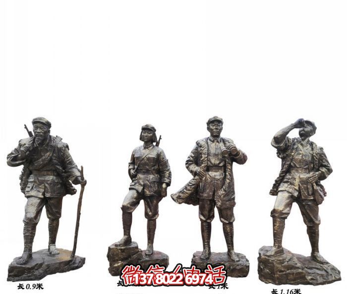 戶外景區銅雕抗戰紅軍雕塑 戶外景區銅雕抗戰紅軍雕塑