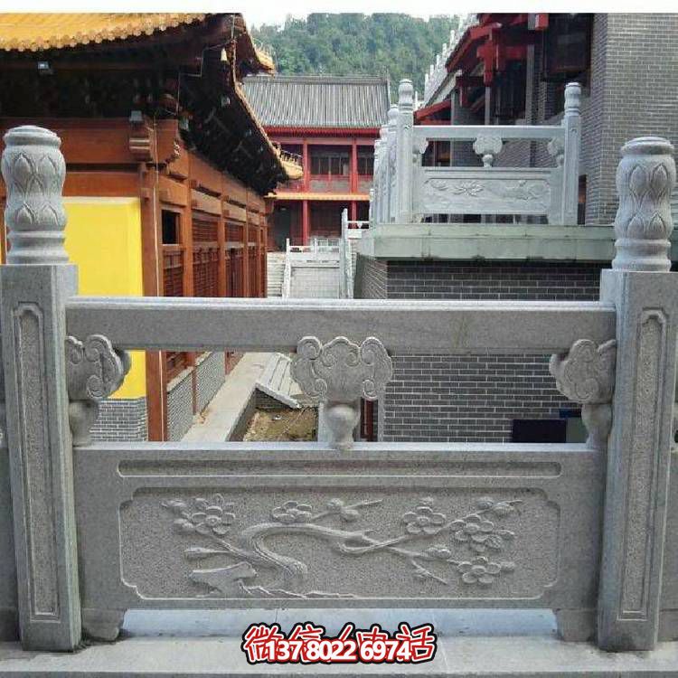 景點(diǎn)古建筑基建扶手花崗巖花紋防護(hù)欄板
