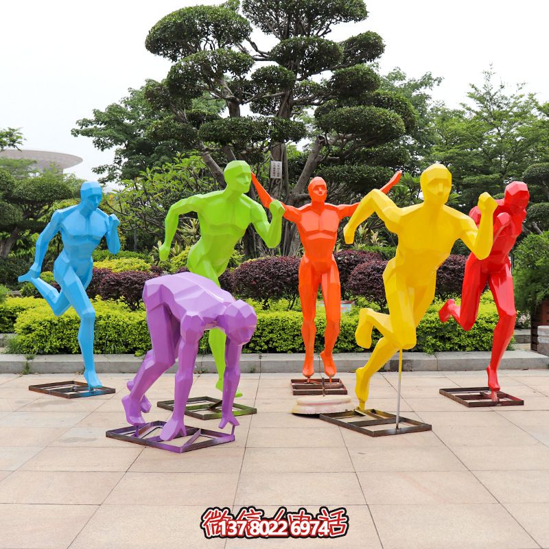 廣場(chǎng)學(xué)校抽象跑步運(yùn)動(dòng)人物剪影玻璃鋼雕塑 廣場(chǎng)學(xué)校抽象跑步運(yùn)動(dòng)人物剪影玻璃鋼雕塑