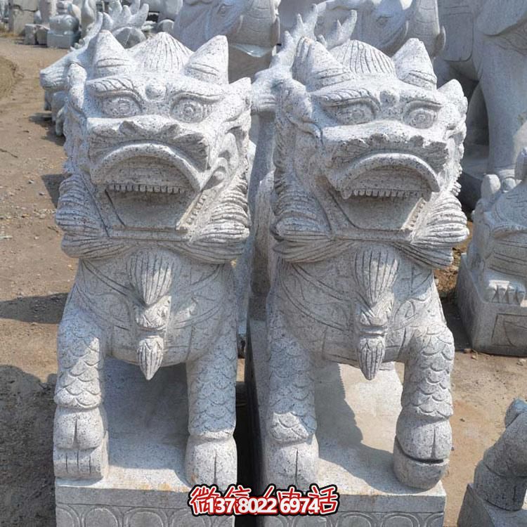 大理石石雕戶(hù)外庭院門(mén)口鎮(zhèn)宅招財(cái)獅子雕塑 大理石石雕戶(hù)外庭院門(mén)口鎮(zhèn)宅招財(cái)獅子雕塑